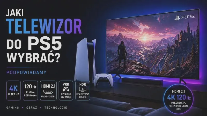 Najlepszy telewizor do PS5: Oto co wybiera ekspert, aby cieszyć się 4K/120Hz!