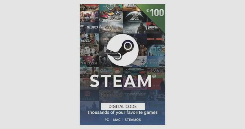 Aktywacja karty podarunkowej Steam