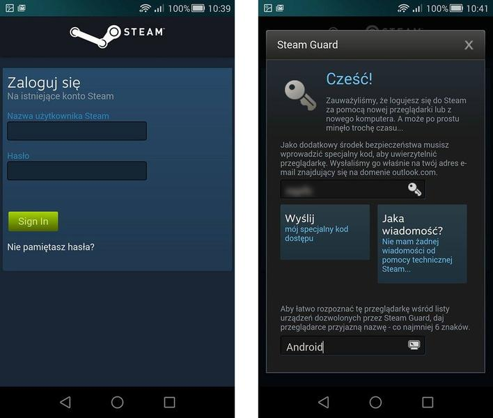 Bezpieczeństwo konta Steam