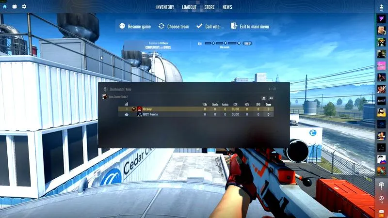 Celownik AWP no scope