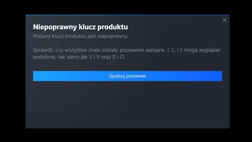 Klucz Steam