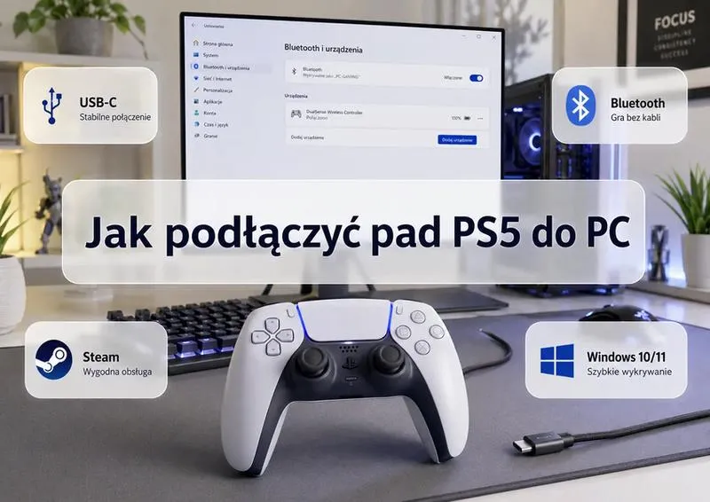 Podłączenie DualSense na PC