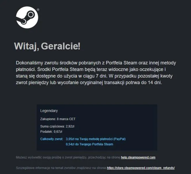 Poradnik zwrotu gier