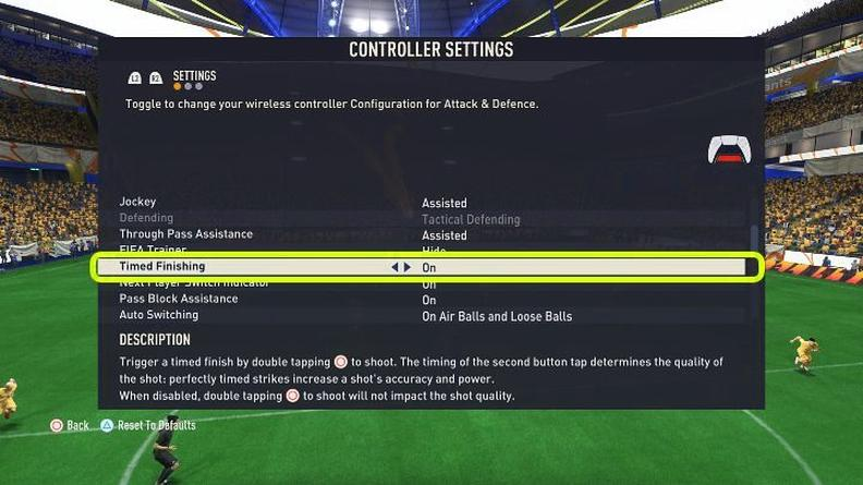Precyzyjne wykończenie w FIFA