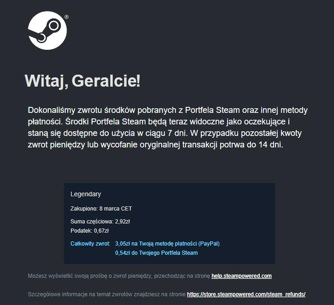Proces zwrotu DLC