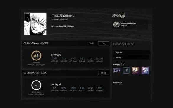 Profil Steam
