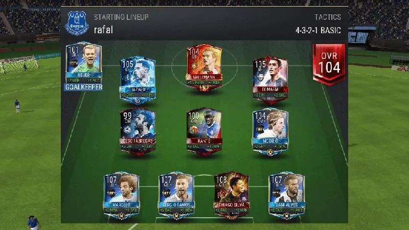 Sprzedaż gracza FIFA Mobile