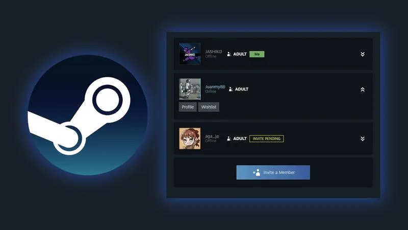 Steam Family Sharing