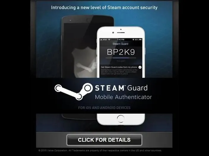 Steam Guard bez telefonu