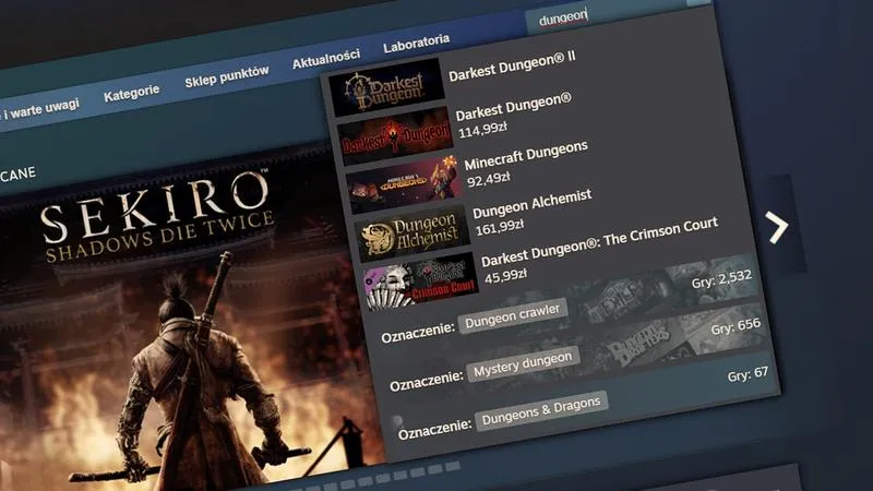 Ukrycie gry na Steam