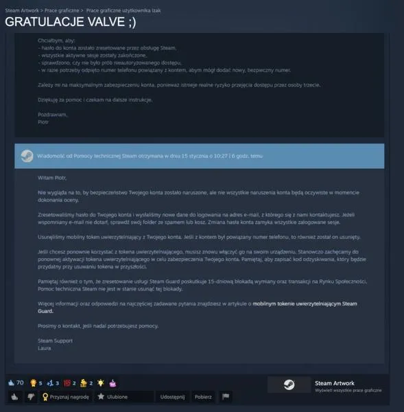 Zabezpieczenie konta Steam