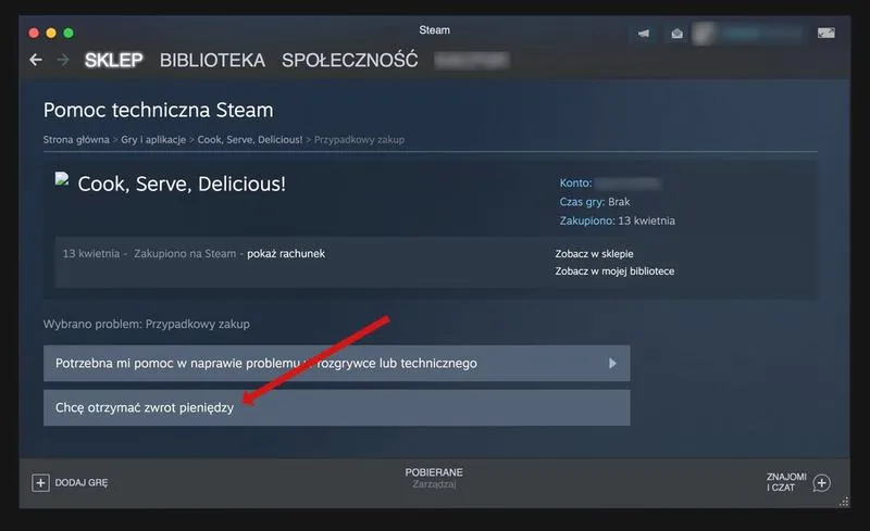 Zasady zwrotów gier